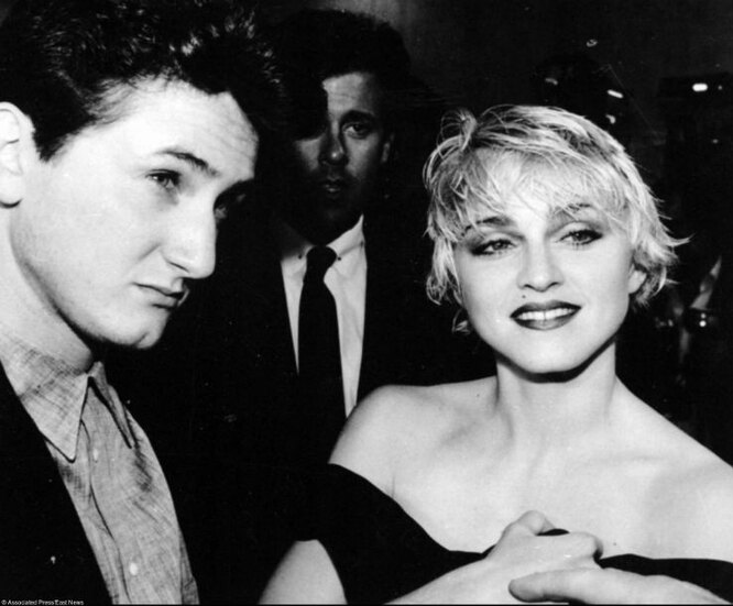 Шон Пенн и Мадонна в 1986 году