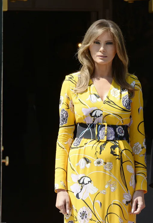 Мелания Трамп в платье Emilio Pucci