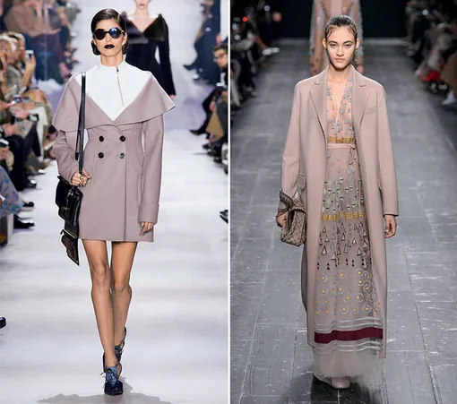 1. Dior; 2. Valentino 1. Dior; 2. Valentino