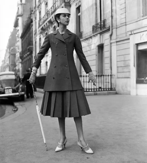 Платье в стиле нью лук из коллекции Christian Dior, 1955 год