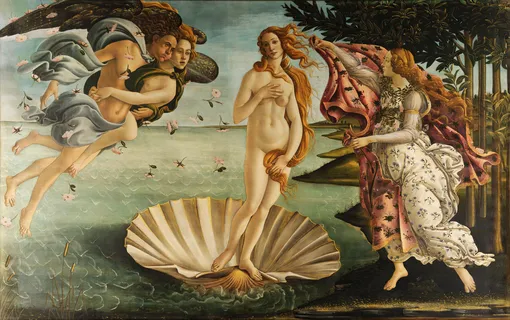 Картина Сандро Боттичелли «Рождение Венеры»