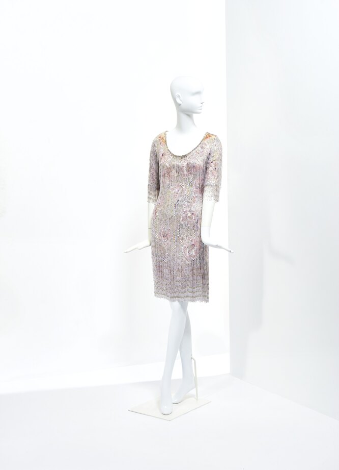 Платье Yves Saint Laurent, расшитое стеклярусом. 1969 год