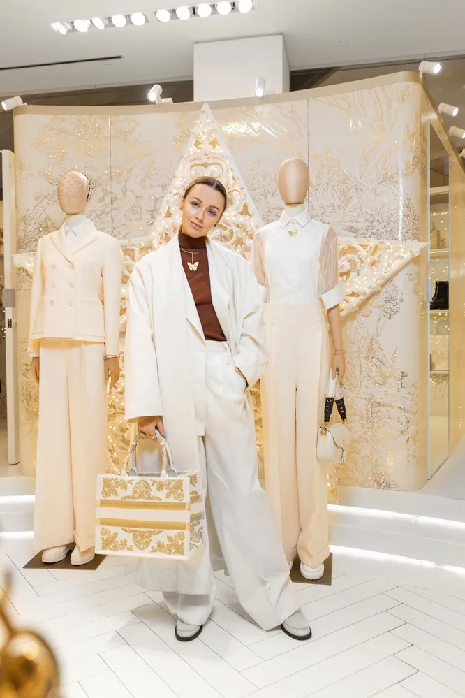 Наталья Османн на открытии pop-up бутика Dior