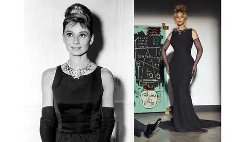 Бейонсе в рекламе Tiffany в образе Одри Хепберн