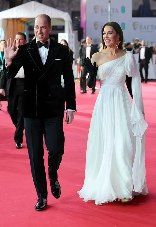 Принц Уильям и Кейт Миддлтон на премии BAFTA-2023