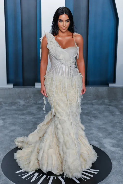 Ким Кардашьян на вечеринке Vanity Fair в 2020 году