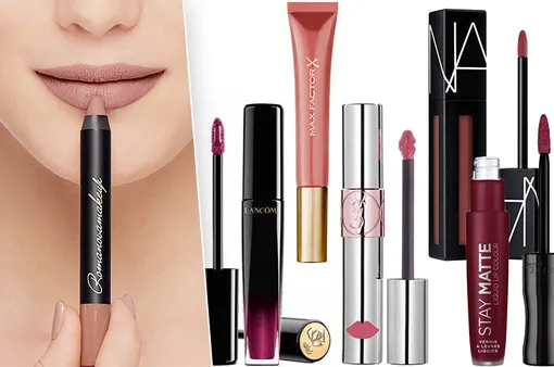 Фото: Romanovamakeup. Помады: Lancôme L’absolu Lacquer, Max Factor Colour Elixir Cushion, YSL Beauté Volupté Liquid Colour Balm, Nars Powermatte Lip Pigment, Rimmel London Stay Matte Liquid Lip Сolour.