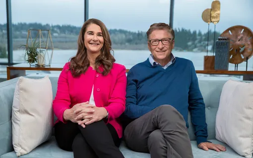 Билл Гейтс с женой