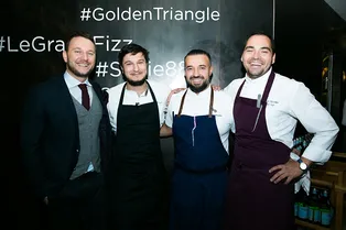 Светская Москва на гастрономическом ужине Golden Triangle Светская Москва на гастрономическом ужине Golden Triangle