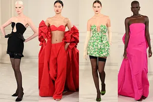 Ультрамини и чулки: 64 образа из кутюрной коллекции Valentino, которые научат выглядеть сексапильно, но не вульгарно Ультрамини и чулки: 64 образа из кутюрной коллекции Valentino, которые научат выглядеть сексапильно, но не вульгарно