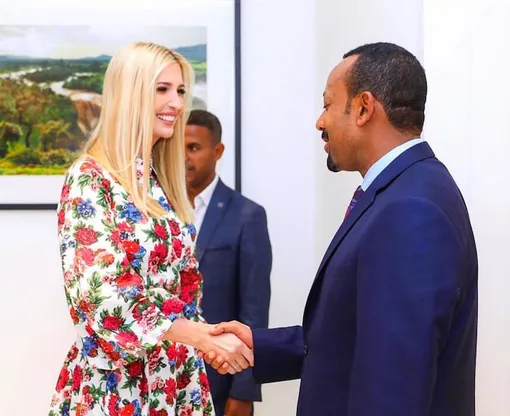 Иванка Трамп и премьер-министр Эфиопии Абий Ахмед