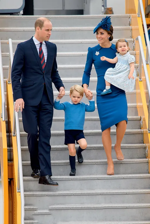 Прибытие королевской семьи в Канаду