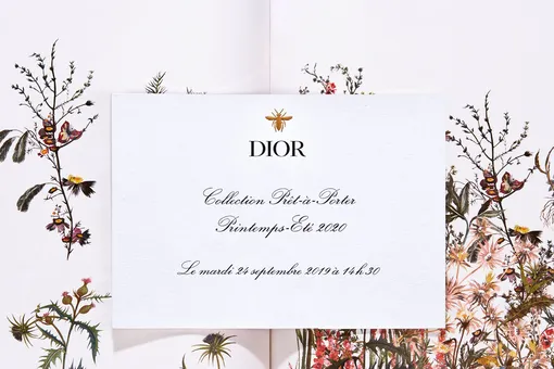 Прямая трансляция показа Dior весна-лето 2020
