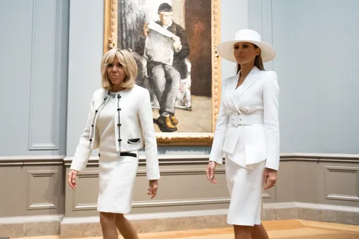 Делаем ставки! Мелания Трамп и Брижит Макрон на «модном баттле» в Белом доме
