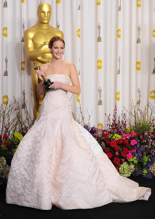 Дженнифер Лоуренс на «Оскаре» 2013