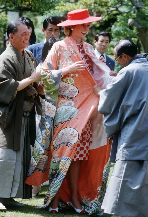 Принцесса Диана в 1986 год