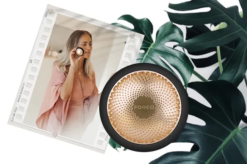 FOREO UFO 2 BLACK x ALINA SHPAK девайс для интенсивного ухода за кожей с функцией LED-света, термо- и криотерапии