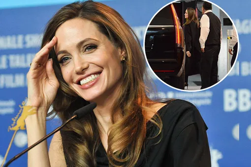 Анджелина Джоли в лодочках на каблуках сходила с сыном на шопинг