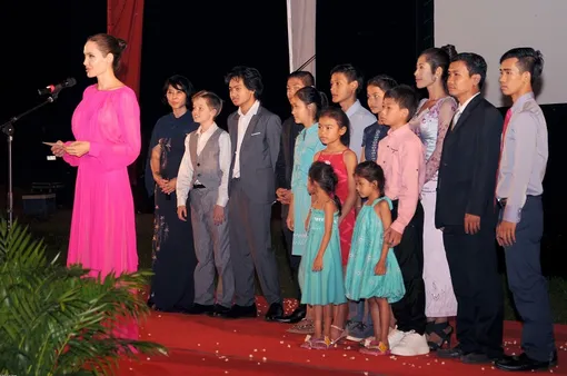 Анджелина Джоли в Камбодже
