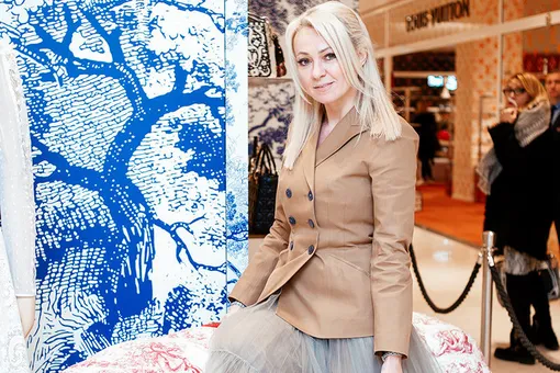Яна Рудковская на открытии pop-up бутика Dior в ЦУМе