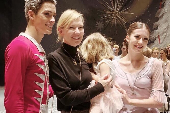 Оценила по достоинству: Кейт Бланшетт посетила «Щелкунчика» в Большом театре