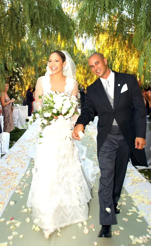 Дженнифер Лопес и Крис Джадд в 2001 году