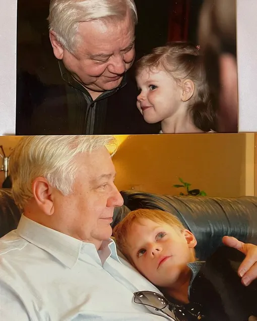 Олег Табаков с детьми Олег Табаков с детьми