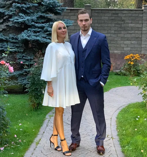 Лера Кудрявцева с мужем