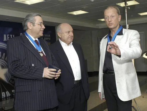 Евгений Петросян, Михаил Жванецкий и Михаил Задорнов Евгений Петросян, Михаил Жванецкий и Михаил Задорнов