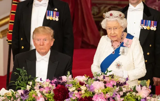 Дональд Трамп и Елизавета II Дональд Трамп и Елизавета II