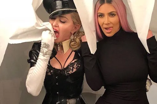 Две звезды: фото Мадонны и Ким Кардашьян взорвало Сеть
