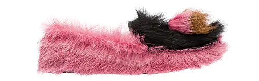 Сандалии из кожи и овчины, Prada, 54 500 руб., Prada. Сандалии из кожи и овчины, Prada, 54 500 руб., Prada.