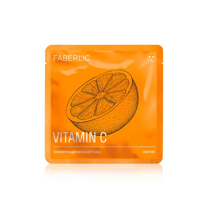 Тонизирующая маска для лица Vitamin C, Faberlic