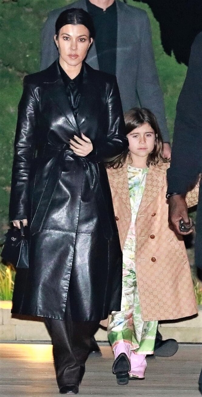 Кортни Кардашьян с дочерью