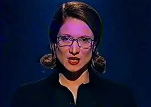 Мария Киселева в эфире Первого канала в программе «Слабое звено»