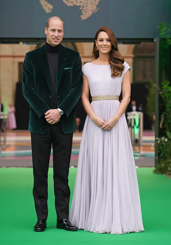 Кейт Миддлтон и принц Уильям в 2021 году