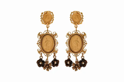 Серьги — клипсы, Dolce&Gabbana Серьги — клипсы, Dolce&Gabbana
