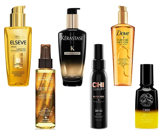 Масло для волос: Elseve, Alterna, Kerastase, CHI, Dove, Oribe