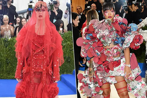 Вышли в авангарде: самые яркие и вычурные наряды Met Gala 2017