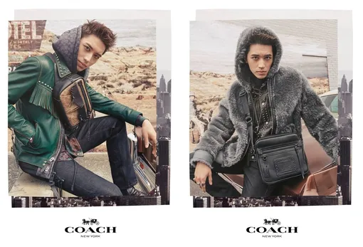 Китайский актер Тимми Сюй в кампании Coach Осень-зима 2018