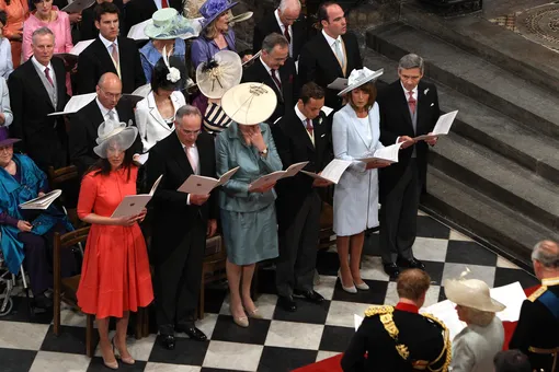 Свадебная церемония принца Уильяма и Кейт Миддлтон в Вестминстерском аббатстве, 2011 год.