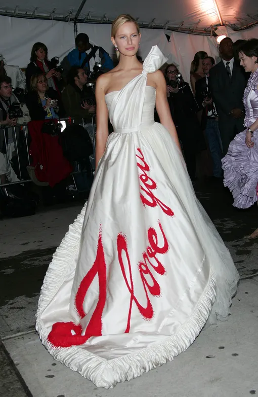 Каролина Куркова на Met Gala в 2005 году