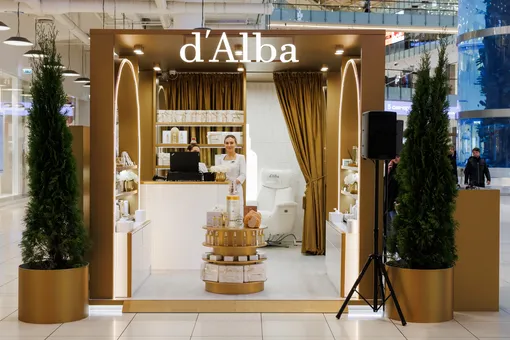 Первый pop-up store бренда d’Alba