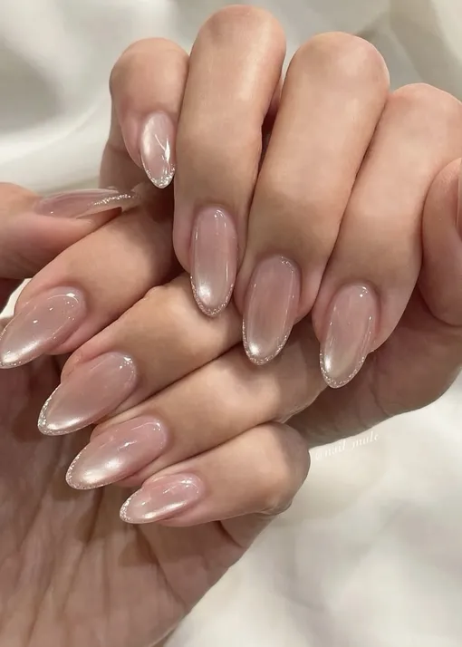 Френч с блестками Френч с блестками