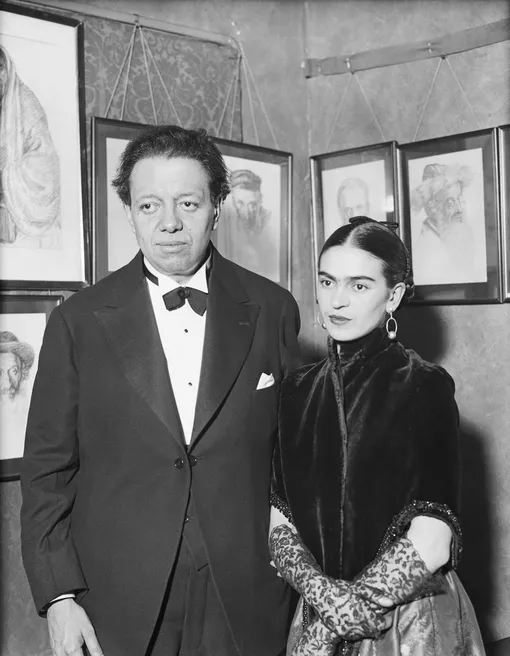 Фрида Кало с мужем