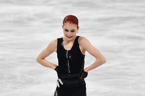Александра Трусова выполнила пять четверных прыжков на Олимпиаде