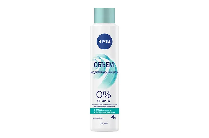 Моделирующий лак «Объём», Nivea