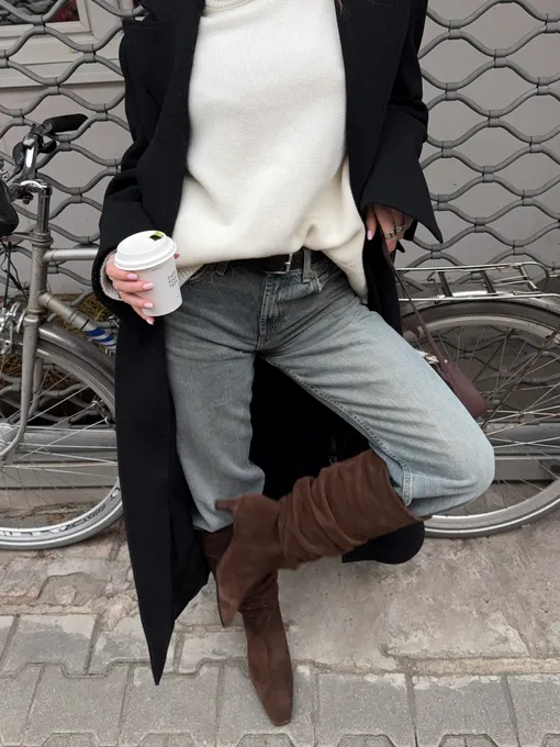 модные сапоги ло колена