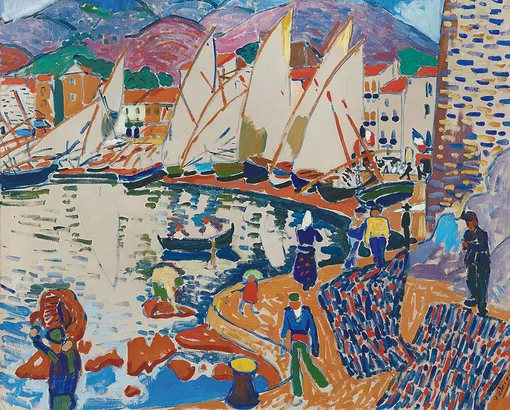 Андре Дерен. Просушка парусов. 1905. Государственный музей изобразительных искусств им. А. С. Пушкина Андре Дерен. Просушка парусов. 1905. Государственный музей изобразительных искусств им. А. С. Пушкина