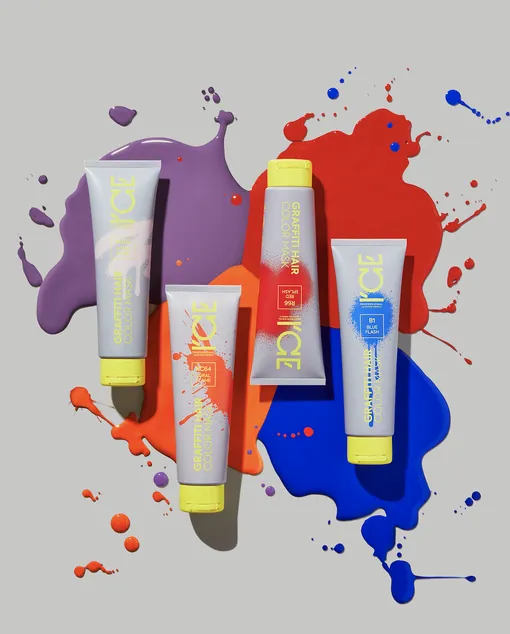 Тонирующие маски GRAFFITI HAIR COLOR MASK от бренда ICE Professional Тонирующие маски GRAFFITI HAIR COLOR MASK от бренда ICE Professional
